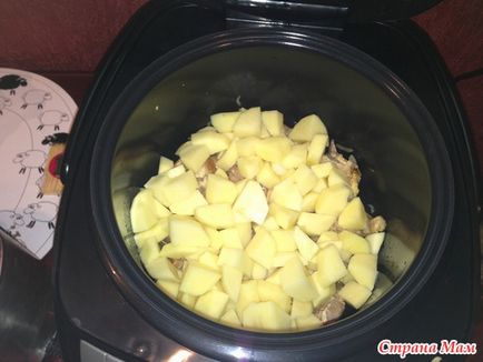 Курка з картоплею і стручкової квасолею - готуємо в мультиварці - країна мам