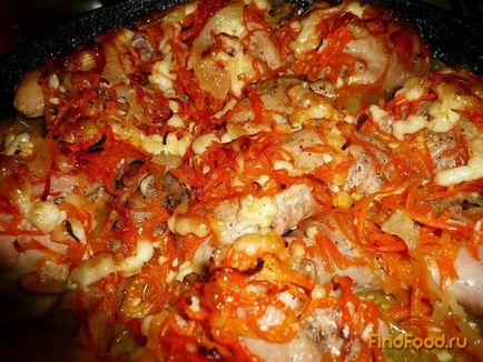Csirke sárgarépa koreai recept egy fotó
