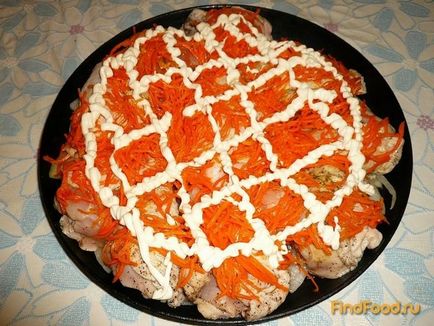 Pui cu morcovi in ​​reteta coreeana cu fotografie