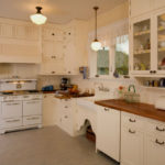 Bucătărie în stilul cheby-chic mai mult de 60 de interioare romantice