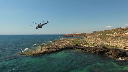 Flying Fortress „, mint a harci helikopterek működését Szíriában