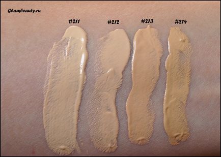 Л'Етуаль decollete тональний засіб досконалість оголеної шкіри в відтінках 211, 212, 213, 214