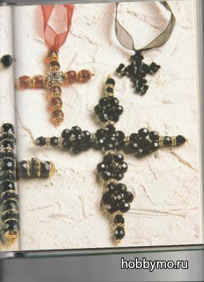 Mesterkurzus kereszt készült gyöngyöket egy drót - Sea hobby
