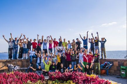 Maestru de clasă pe parkour de la markeri francezi