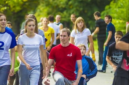 Maestru de clasă pe parkour de la markeri francezi