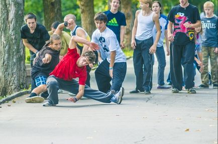 Maestru de clasă pe parkour de la markeri francezi