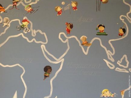 Майсторски клас картина на стената в детската стая - Справедливи Masters - ръчна изработка, ръчно изработени