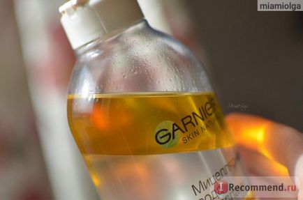 Мицеллярная вода garnier з маслами skin naturals для зняття стійкого макіяжу - «новинка мицеллярная