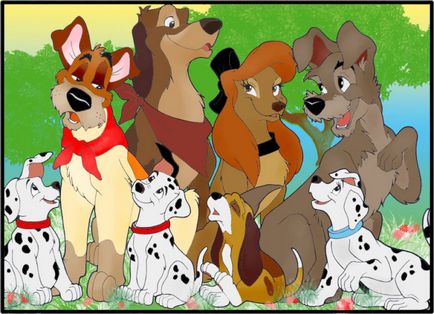 Desene animate despre câini - lista de desene animate cu un complot