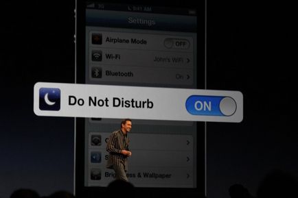 Configurați modul - nu deranja - în ios 6 - știri