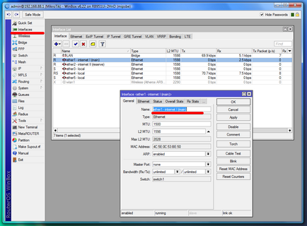 Configurarea routerelor microtik (ore)