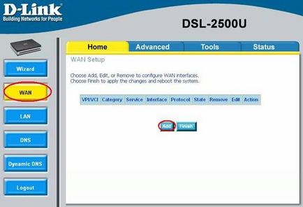 Configurarea modemului d-link dsl 2500 pentru modul huk (router mode) »învățare blog