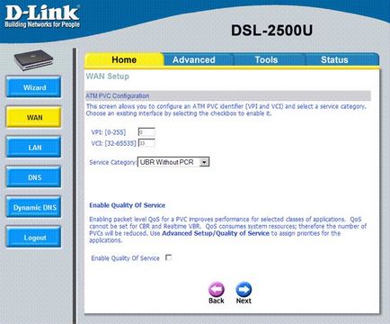 Налаштування модему d-link dsl 2500 для ЮТК (режим роутера) »пізнавальний блог