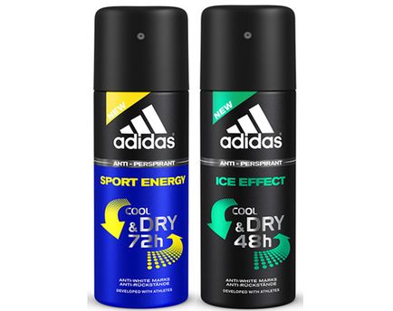 Noi deodorante adidas cu formula imbunatatita rece & îngrijire