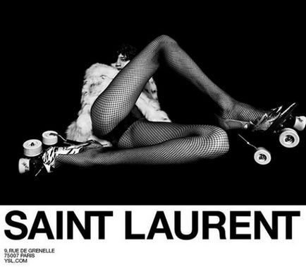 Pantofi pentru casa de moda extrema yves saint laurent a prezentat pantofi pe roti