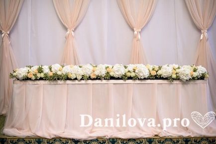 esküvői dekoráció a Yar étterem, stúdió dekoráció Anastasia Danilova