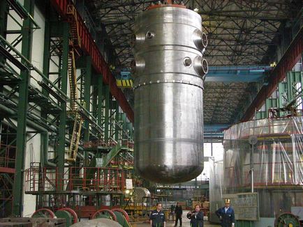 Egy új atomerőmű, akkor egy szót (az aktív zónában a gőzfejlesztők) Egy új atomerőmű, akkor egy szót