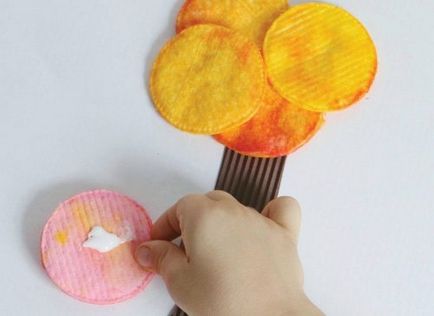 Őszi fa pamutból lemezek (fa) Őszi fa pamut lemezek