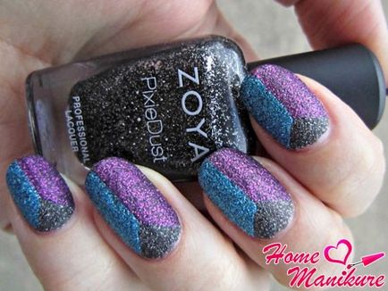 Sandy nail polish și zahăr de design fotografie și video