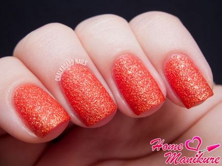 Sandy nail polish și zahăr de design fotografie și video