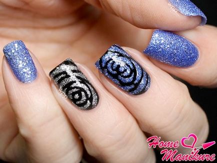 Sandy nail polish și zahăr de design fotografie și video