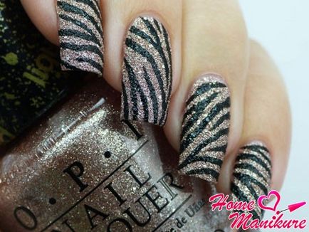 Sandy nail polish și zahăr de design fotografie și video