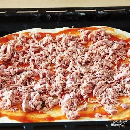 Піца з тунцем - покроковий рецепт з фото на