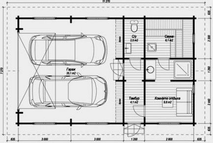 Planul de garaj și etapele de construcție, sdelai garazh