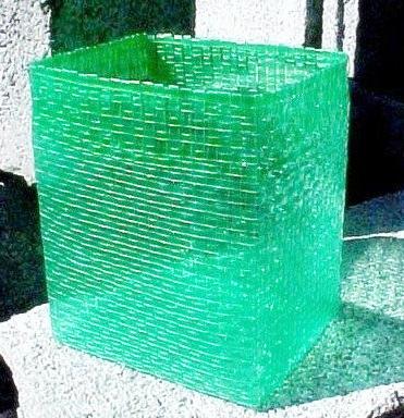 Țesut din sticle de plastic, lucrări practice din materiale improvizate