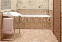 Плитка кабанчик розміри для ванної, біла керамічна, фото, типи і укладання кахлю Керамін в