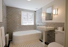 Плитка кабанчик розміри для ванної, біла керамічна, фото, типи і укладання кахлю Керамін в