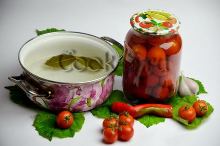 Tomate, marinate cu miere pentru iarnă - rețetă pas cu pas cu fotografie, conserve