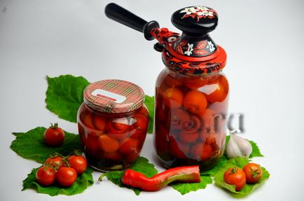 Tomate, marinate cu miere pentru iarnă - rețetă pas cu pas cu fotografie, conserve