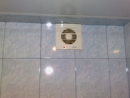 Ventilație forțată în baie