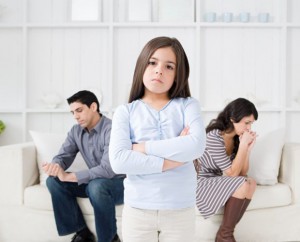 Când părinții se divortează, procentul copiilor este stabilit de lege și de instanță