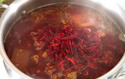 Borsch simplu fără carne