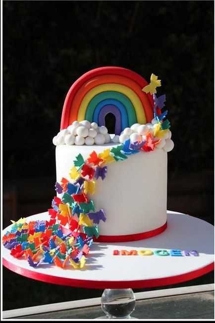 Rainbow gitt hogyan, és díszíteni egy tortát, hogyan lehet egy szivárvány krém (kezüket) Rainbow gitt hogyan, és díszíteni egy tortát, hogyan lehet egy szivárvány krém