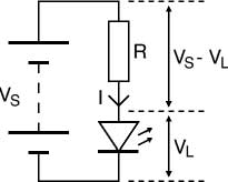 Розрахунок резистора для світлодіода
