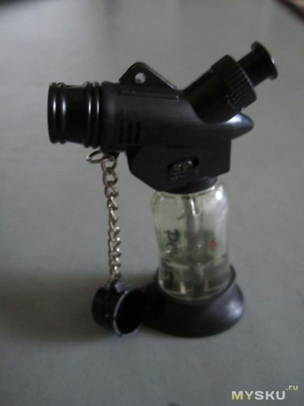 Refillable spray gun jet flame butane gas lighter 1300