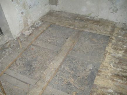 Repararea podelei cu propriile mâini, repararea apartamentului