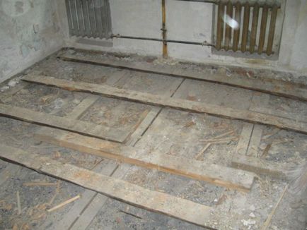 Repararea podelei cu propriile mâini, repararea apartamentului