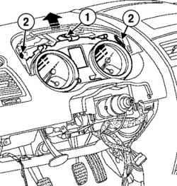 Renault megane ii, demontarea și instalarea panoului de bord, reno megane 2