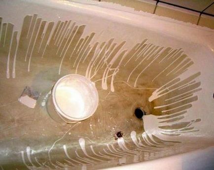 Реставрація ванн рідким акрилом - наливна ванна, будинок мрії