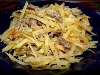Рецепт салату з тертою картоплею - овочеві салати від 1001 їжа