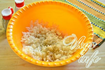 Rice pogácsákat receptek fotókkal