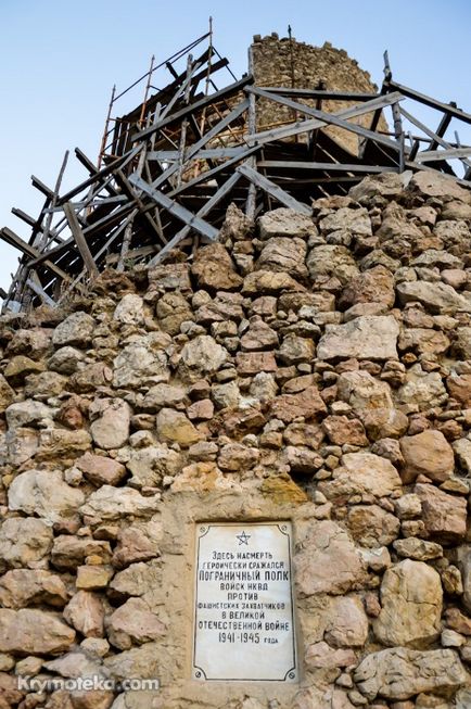 Ruinele cetății chtabalo în balaclava