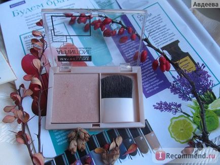 Рум'яна maybelline affinitone blush - «створюємо природний макіяж за допомогою рум'ян maybelline