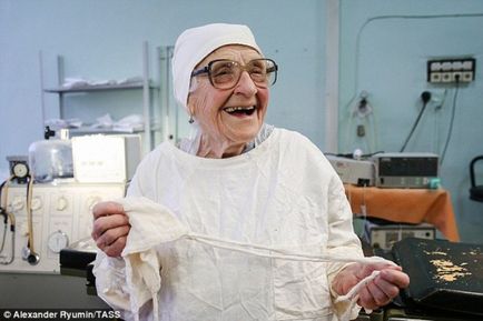 Ryazan orvos alla Levushkina - a legrégebbi operáló sebész a világon