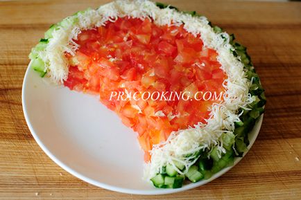 Saláta - görögdinnye szelet - csirkével és gombával receptek képekkel (gomba) Saláta - görögdinnye szelet - csirkével és gombával recept fotókkal