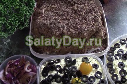 Saláta férfi szeszély - sós és tápláló recept igazi férfiak fotók és videó